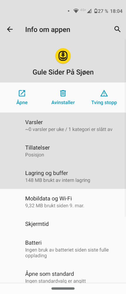 Gule Sider "På Sjøen" App. Hvordan Avslutte? - Båtforumet - Baatplassen ...